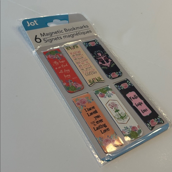 Jot 6 Count Magnetic Inspirational Bookmarks - Picture 5 of 9